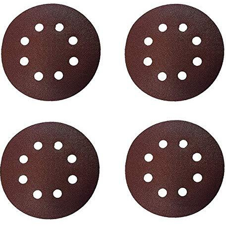 Inditrust 40Pc Round Sand Paper Sanding Disc For Orbital Sander 5-Inch - P60, P80, P100, P120