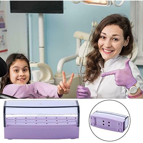 Instrudent Bur Holder 18 Hole | Autoclavable Bur Block | Efficient Dental Bur Organizer | Compatible With Fg & Ra Burs | Durable & Hygienic | Ideal For Dental Clinics