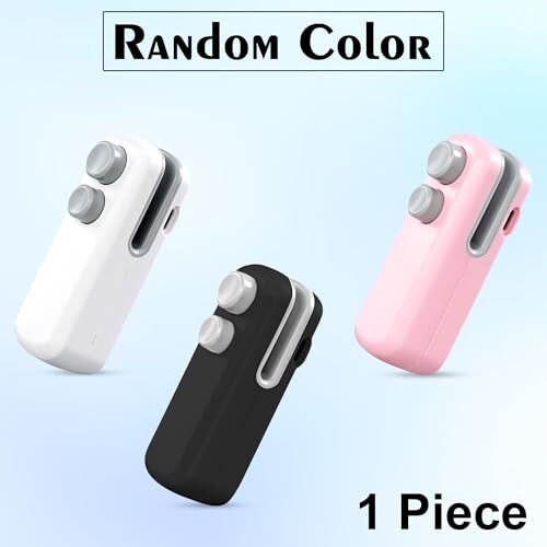 Glun Portable Mini Sealing Machine, Handheld Packet Sealer For Food, Snacks, Chips, Fresh Storage, Plastic Bags Sealing Machine, Type C Charging Vaccum Sealers