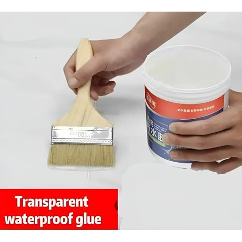 Sizzhome Transparent Waterproof Adhesive With Brush, 300G, Strong Sealant For Bathroom And Kitchen (1)