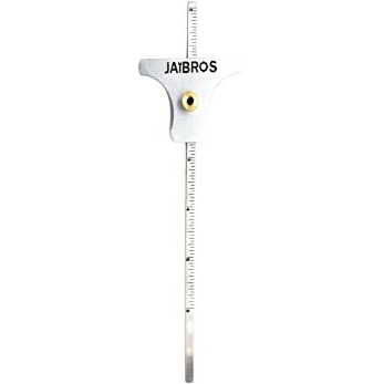 Jaibros 6 Inch 150 Mm Vernier Type Depth Gauge Multipurpose Stainless Steel White Finish Pack Of 1