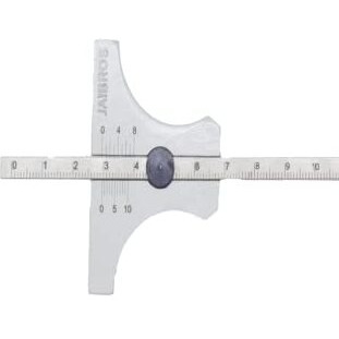 Jaibros 6 Inch 150 Mm Vernier Type Depth Gauge Multipurpose Stainless Steel White Finish Pack Of 1
