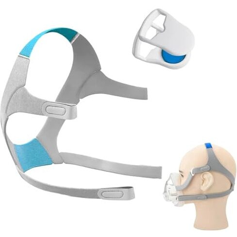 Serplex Replacement Cpap Headgear Replacement Headgear Compatible With Airfit/Airtouch F20, With Magnetic Clips, Replacement Cpap Mask Headgear Strap, Flexible Headgear Elasticity