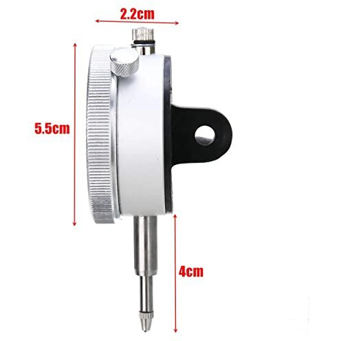 Inditrust Dial Indicator Gauge 0-10Mm/0.01Mm High Accuracy Dial Indicator Micrometer Precise Concentricity Measurement Instrument Tools