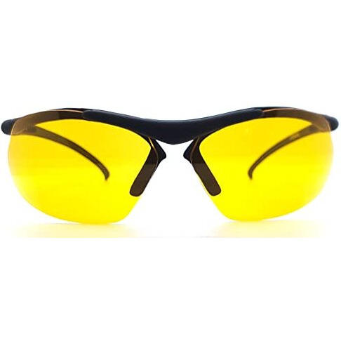 Efermone Night Driving Hd Vision Goggles With Anti-Glare And Dust Protection For Bike Driving Car Driving Glasses (Black)