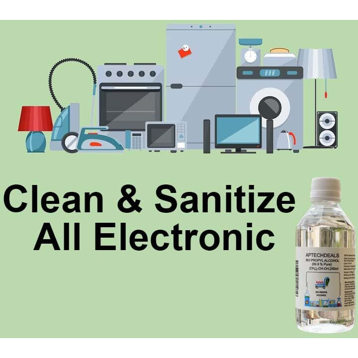 Aptechdeals Ipa Iso-Propyl Alcohol 99.9% [(Ch3)2-Ch-Oh] Cas 67-63-0, 250Ml