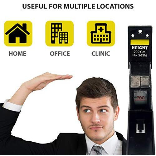 Mcp 2M/200Cm Roll Ruler Wall Mounted Growth Stature Meter Height Tall Measure Measuring Tape (Not Feet/Inches)