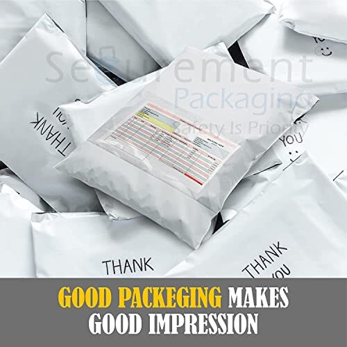 Securement Courier Bag/Envelopes/Pouches/Cover 10X12 (Pack Of 100) Temper Proof Plastic Polybags For Shipping/Packing (With Sealking Pod)