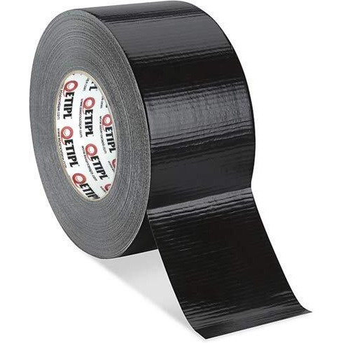 Etipl Book Binding/Duct Tape 25Mtr (Black, 72Mmx25Mtr)