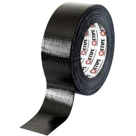 Etipl Book Binding/Duct Tape 25Mtr (Black, 72Mmx25Mtr)
