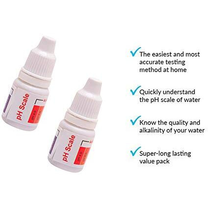 Konvio Neer Ph Drop For Ph Testing And Alkaline Level, For Ph Water Testing With Ph Color Chart, Ph Test Kit, Litmus Liquid (2 Bottle)