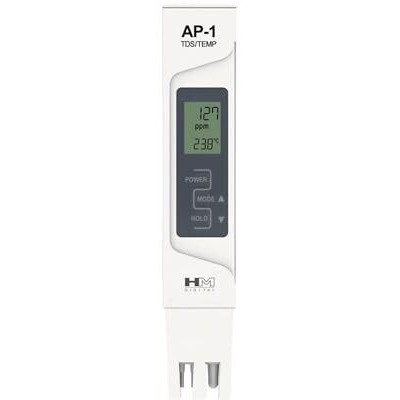 Hm Digital Ap-1 Tds Meter Aquapro Water Tester With Thermometer And Plastic Care Box
