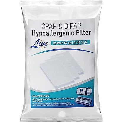 Live Equip Cpap & Bipap Hypoallergenic Filter For S9 And Air 10 Style (Pack Of 1) | Compatibility | Clean And Green | Durability | Purpose | Keep The Air Fresh