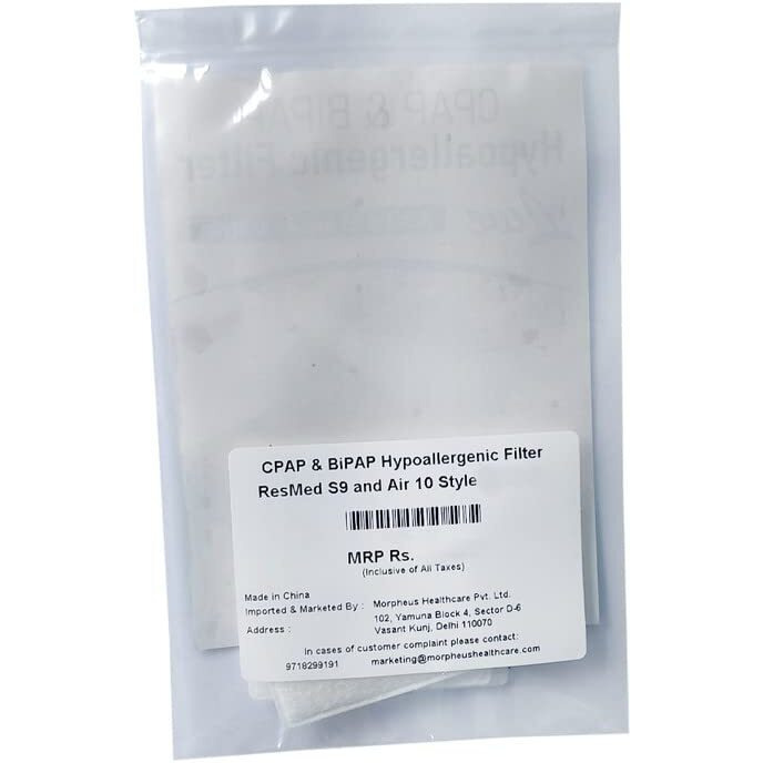 Live Equip Cpap & Bipap Hypoallergenic Filter For S9 And Air 10 Style (Pack Of 1) | Compatibility | Clean And Green | Durability | Purpose | Keep The Air Fresh