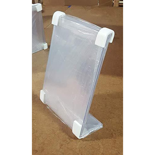 Bigimall Acrylic Tent Card Holder Display Stand A4 Paper Holder Signage Holder Photo Frame Meeting Stand 8.5X12 Inches (3Mm, Cell Cast Acrylic)