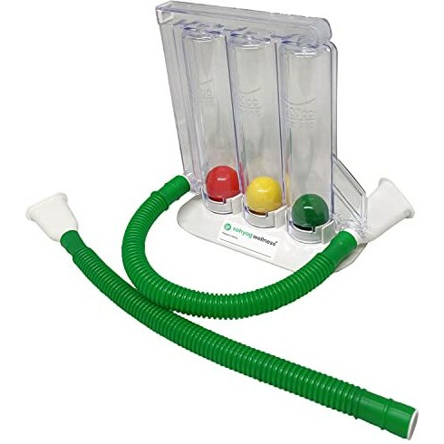 Sahyog Wellness Respiratory 3 Balls Lung Exerciser With 2 Tubes (Spirometer)
