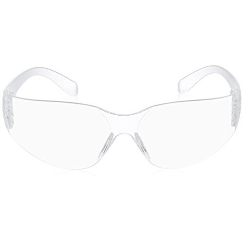 3M 11850 Safety Goggles Hard Coat Eye Protector Anti Pollution Goggles For Multipurpose Eyewear Use In Riding Motorcycle, Construction, Clear Transparent Goggles (Pack Of 2)