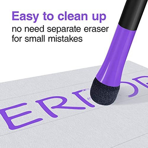 Hasthip White Board Marker, 12 Colors Magnetic Whiteboard Markers With Eraser Cap, Low Odor Magnetic Dry Erase Markers Fine Point Tip For Kids & Teachers, Home, Office And School Supplies