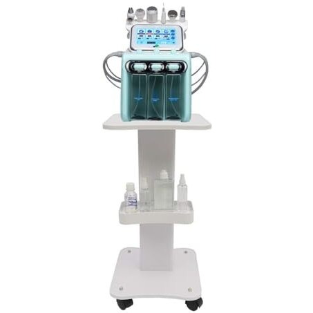 Kiyo Hydrafacial Machine Salon Roller Trolley Cart | Beauty Instrument Stand With Tray With Wheel, (Load 60Kg), Trolley For Beauty Or Medical Equipment