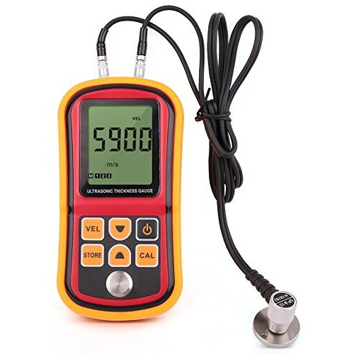 Lotfancy Ultrasonic Thickness Gauge, Digital Thickness Meter Tester, Range 1.2-220Mm With Hard Storage Box