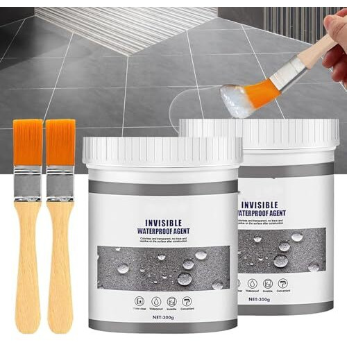 Kbzone Crack Seal Glue Transparent Waterproof Glue For Roof Leakage Crack Seal Agent Roof Water Leakage Solution Water Proof Glue Transparent Glue Waterproofing For Pipe Wall Tile (600Gm Pack Of 2)
