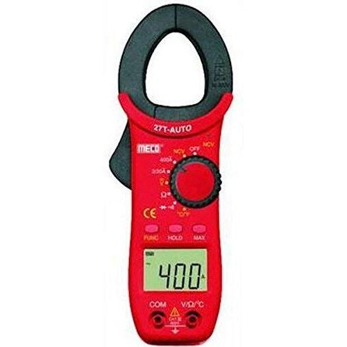 Meco Mc_27T Auto 400A Ac Auto Ranging 3 Digit 2000 Counts Temp Digital Clampmeter