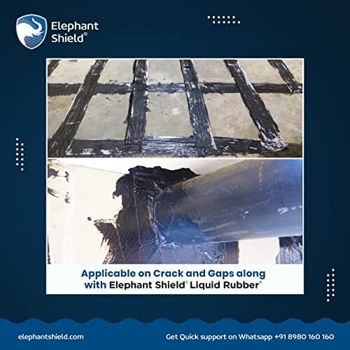 Elephant Shield Multi Application Reinforcement Fabric, Uv Stabilized & Hydrophilic For Waterproof To Roof/Crack Patch/Wall Repair/Fiber Wall Coating/Plastering Mesh- 4 Inch X 50 Mtr Roll 30 Gsm