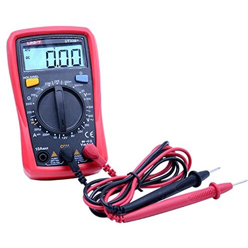 Uni-T Ut33D+ Reliable Digital Multimeter, Palm-Sized, With Non-Contact Voltage Detection, For The Field Engineers