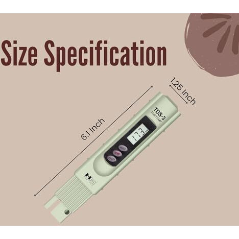 Hm Digital Tds-3 Handheld Tds Meter With Carrying Case