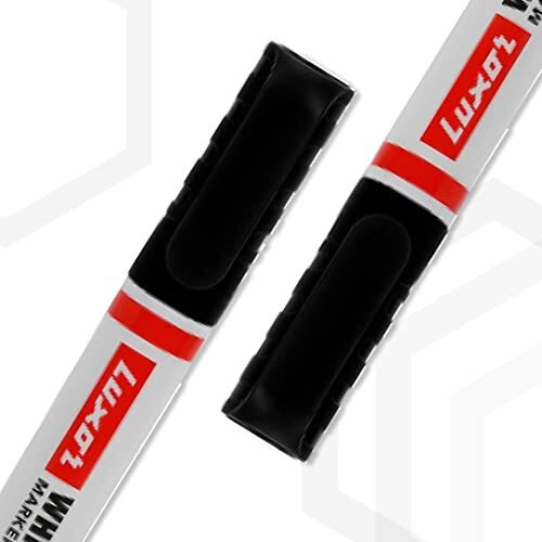 Luxor Whiteboard Marker Pen, Black - Pack Of 10 - Perfect For Clear, Smooth Writing On Whiteboards