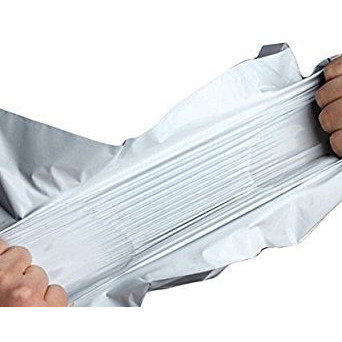 Securement 10 X 12 Inch Tamper Proof Plastic Courier Bags Envelopes 60 Micron With Pod Pouch (50 Quantity)