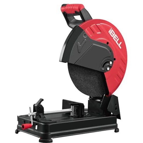 Ibell Cm35-43 High-Performance Cut-Off Saw/Chop Saw Machine, 2400W, 4200 Rpm, 14 Blade, Copper Armature, With Safety Lock And Side Handle