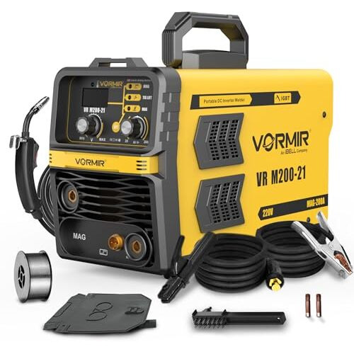 Ibell Vormir Vrm200-21 Inverter Mma/Mag/Tig Lift Welding Machine (Home/Diy) 200A With Hot Start, Anti-Stick Functions- 1 Year Warranty