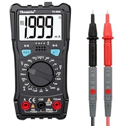 Themisto Th-M98 Digital Multimeter (Black 2000 Counts)