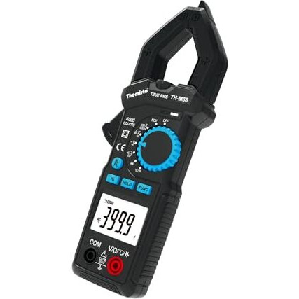Themisto Th-M88 True Rms Digital Clamp Meter (600A,4000 Counts), Battery_Powered