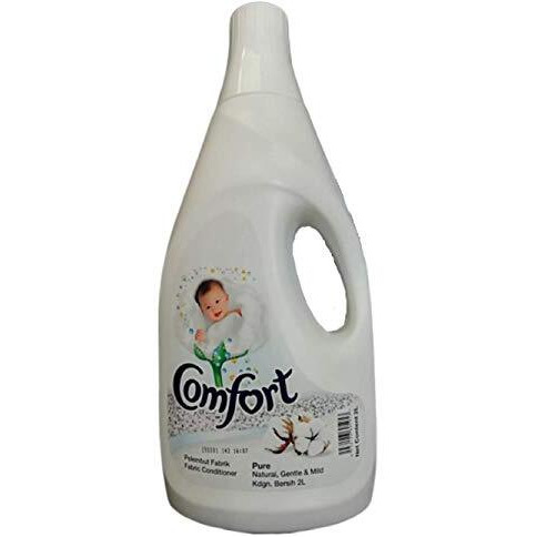Comfort Fabric Softener Conditioner Liquid Pure, Natural, Gentle & Mild, 67.63 Fl Oz  2 L