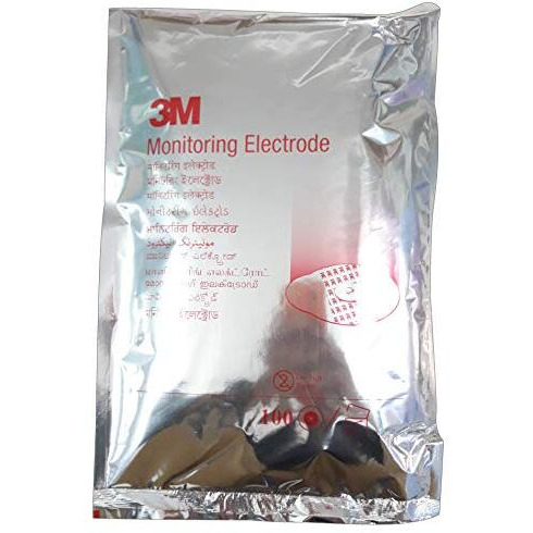 Littmann 3 M Monitoring Electrode With Foam Backing 100 Pieces/Bag (Oval Shaped)