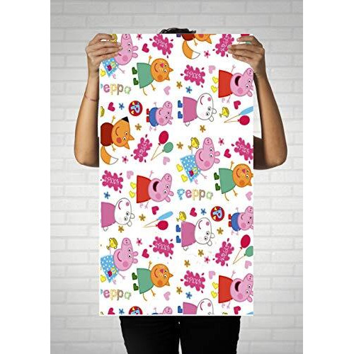Accuprints Gift Wrapping Paper Pack Of 5 | Design Peppa Pig |Size 20 X 30 Inch