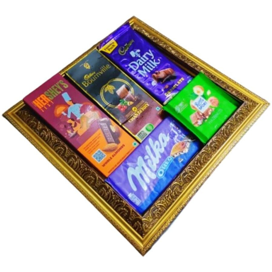 Food Library The Magic Of Nature Birthday/Anniversary/Rakhi/Christmas/Valentines/Diwali/Bhai Dooj/Corporate Chocolate Gift Hamper (All Time Favourite),500 Grams