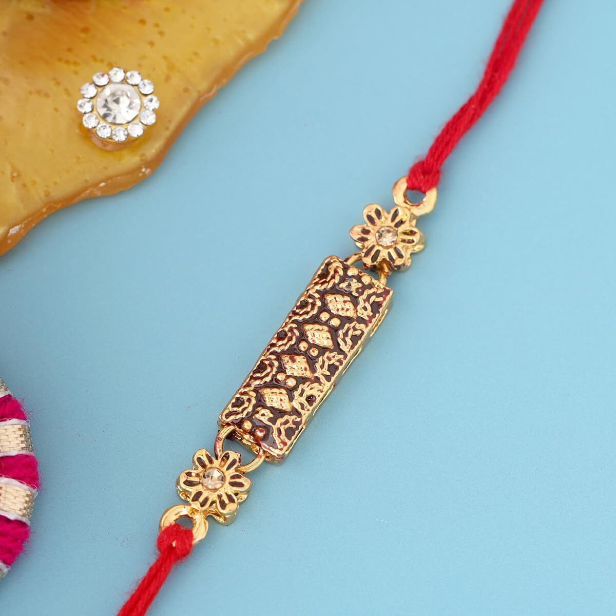 Antique Floral Designer Rakhi