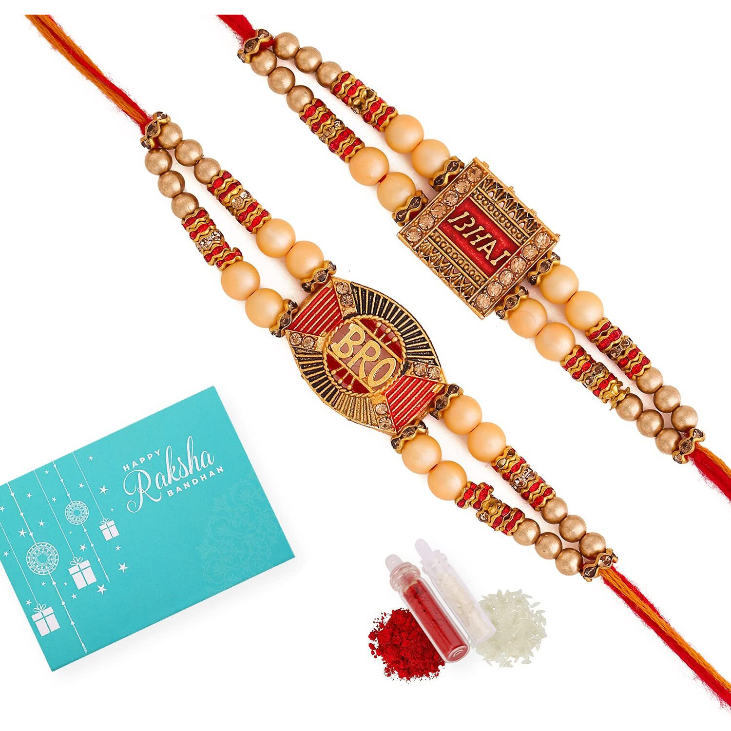 Stylish Bro Code Rakhi Combo Set