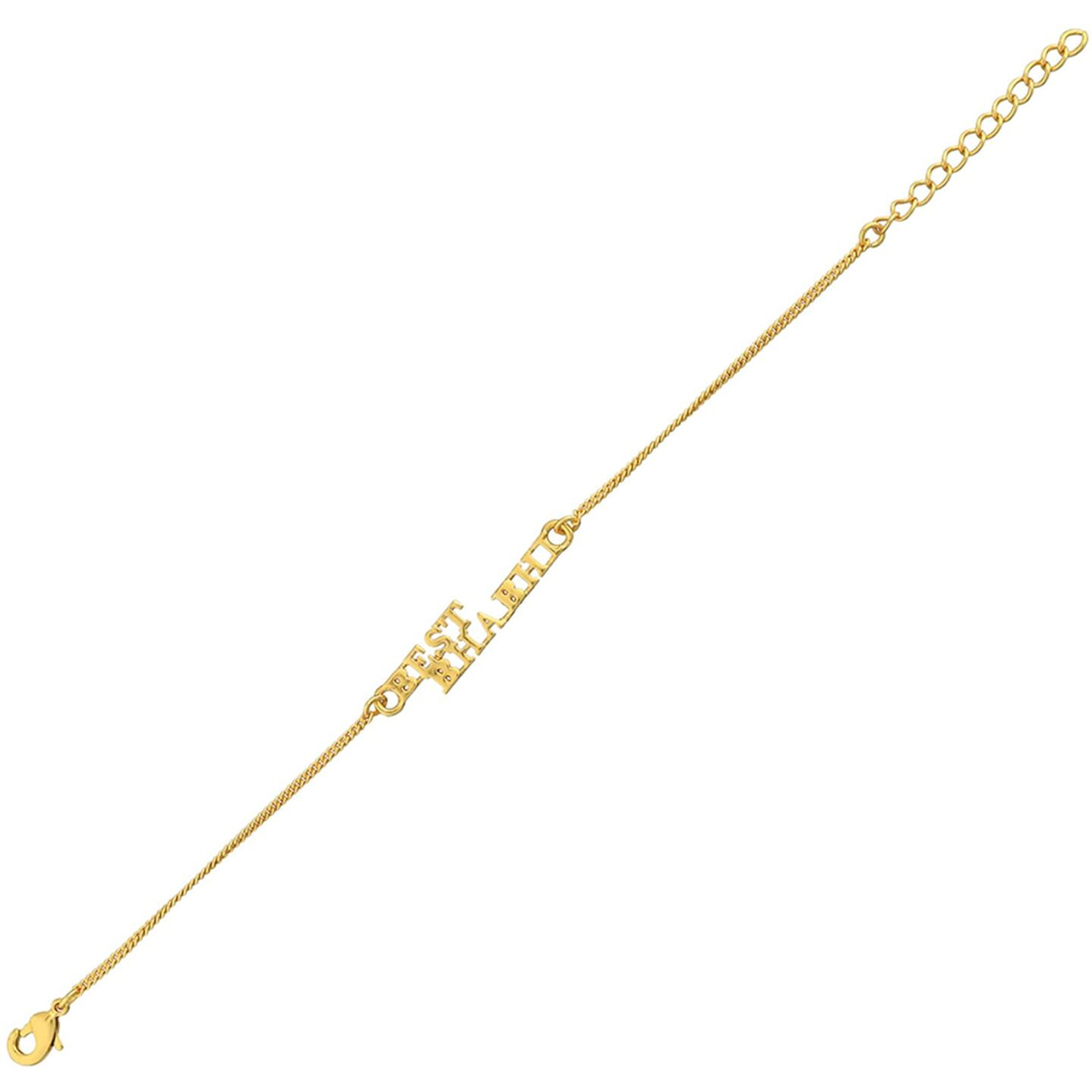 Voylla Best Bhabhi Rakhi Bracelet In Gold Tone|Lumba Rakhi For Bhabhi|Rakhi For Bhabhi|