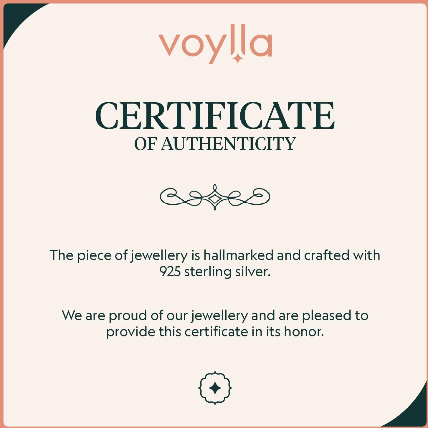 Voylla Stunning Silver Bhai Rakhi