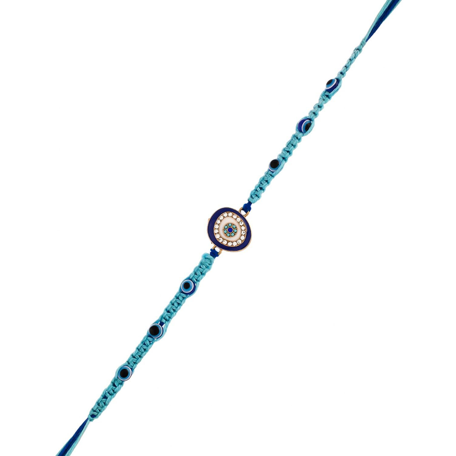 Voylla Evil Eye Men's Thread Rakhi For Brother|Pack Of 1|Rakhi Special|
