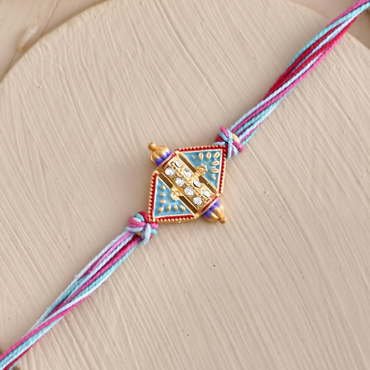 Voylla Colourful Threads Embellished Mens Rakhi For Brother|Pack Of 1|Rakhi Special|