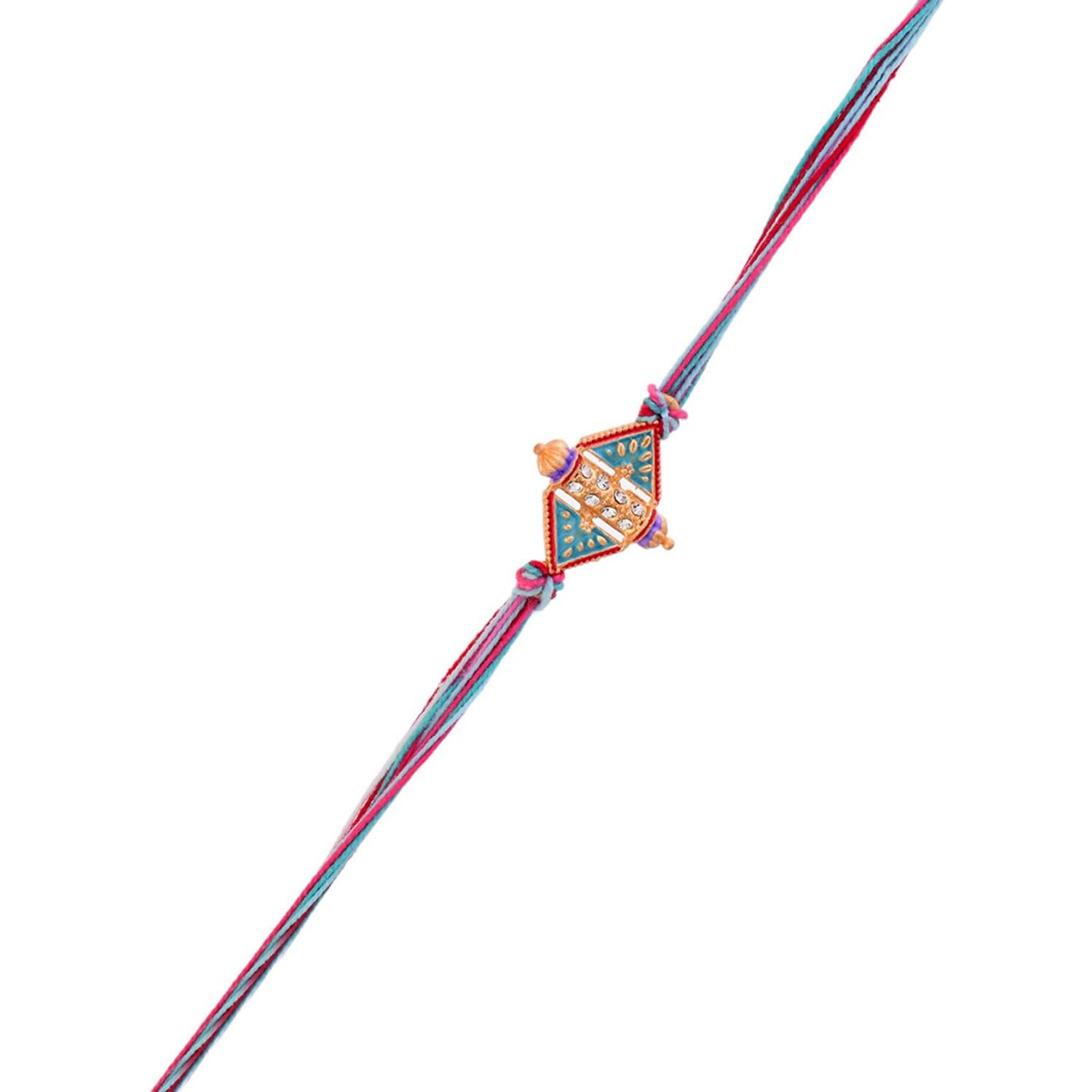 Voylla Colourful Threads Embellished Mens Rakhi For Brother|Pack Of 1|Rakhi Special|