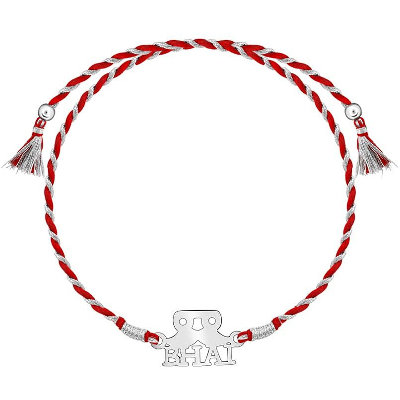 Giva 925 Silver Bhai Rakhi|Raksha Bandhan Rakhi For Brother | Gift For Men & Boys| With Certificate Of Authenticity And 925 Stamp