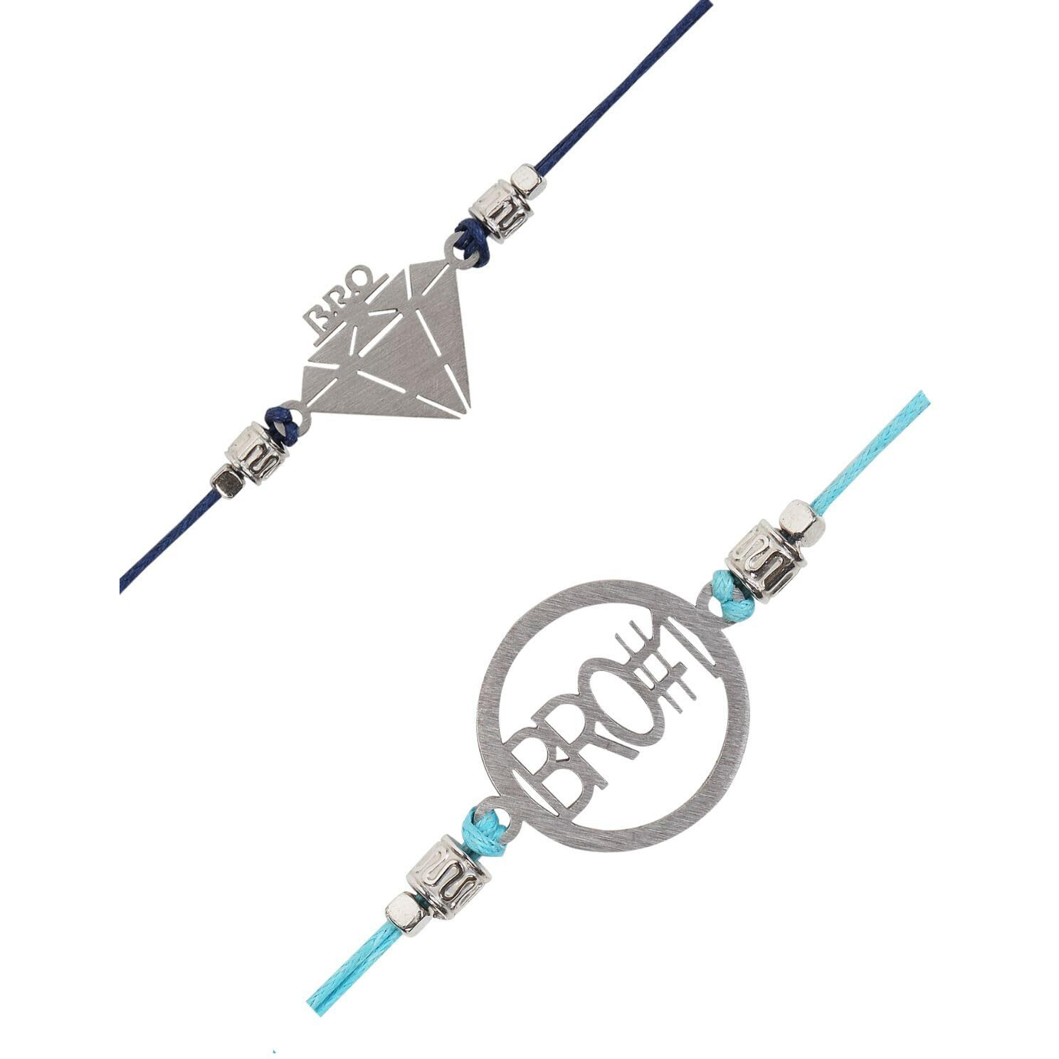 Arendelle Combo Of 2 Blue Diamond Bro And Bro 1 Rakhi For Baby Brother