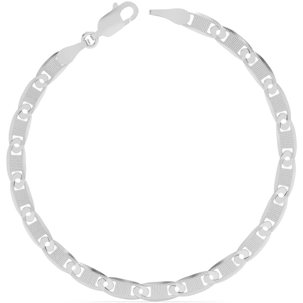 Clara Pure 925 Sterling Silver Zoltan Men Bracelet, Rakhi For Bhai Brother| 8 Inches | Gift For Men And Boys| With Certificate Of Authenticity And 925 Stamp