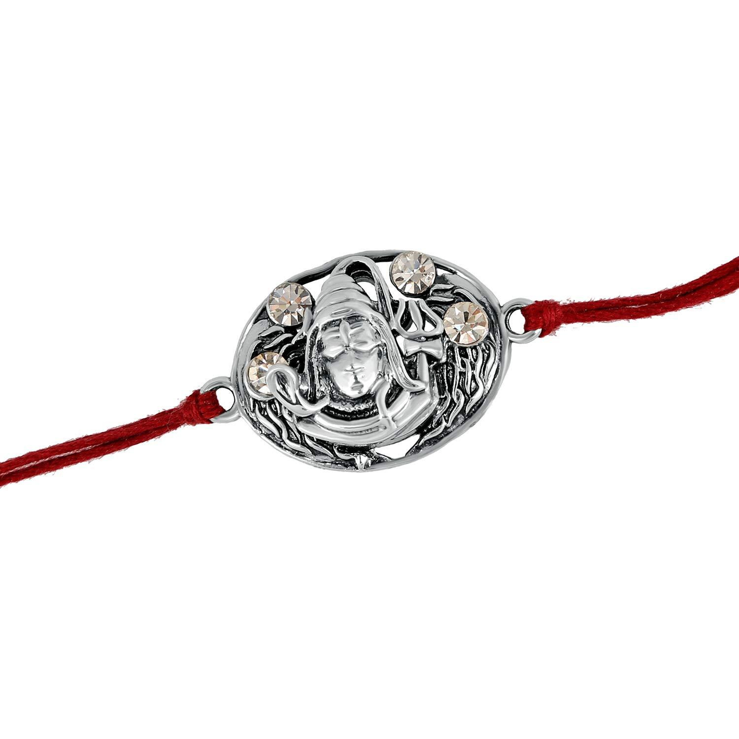 Mahi Multi Strand Bracelet For Men (White) (Ra1100615R)